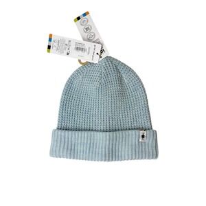 Smartwool Creek Run Beanie Winter Sky Heather Blue Merino Wool Hat NWT OS